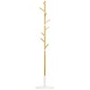 Freestanding Coat Rack Clothes Stand 8 Hooks Hallway Furniture for Clothes Hats Entrance