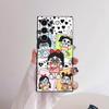 Cute C-Crybaby Doll Phone Case For Samsung Galaxy S25 S24 S22 S23 Ultra S21 S20 Plus 5G Frosted Non-Slip Full Cover Soft Case