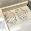 Seifenschalen aus Edelstahl Rostbeständiger Sparer-Korb für Badezimmer Toilette Dusche Seifenhalter Etui Marke Küchenzubehör
