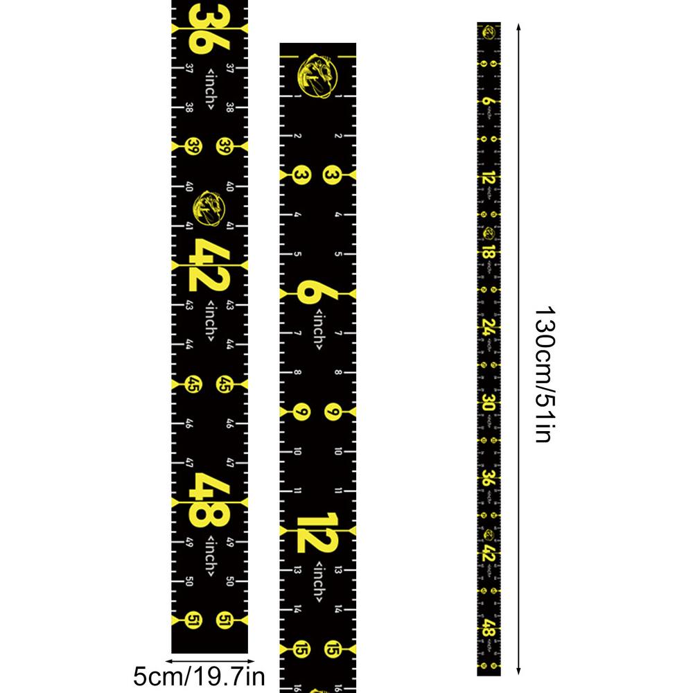 Fishing Ruler For Boat Adhesive Waterproof Fish Measuring Board Outdoor Portable Fishing Accessories Tear-Resistant Fish Ruler