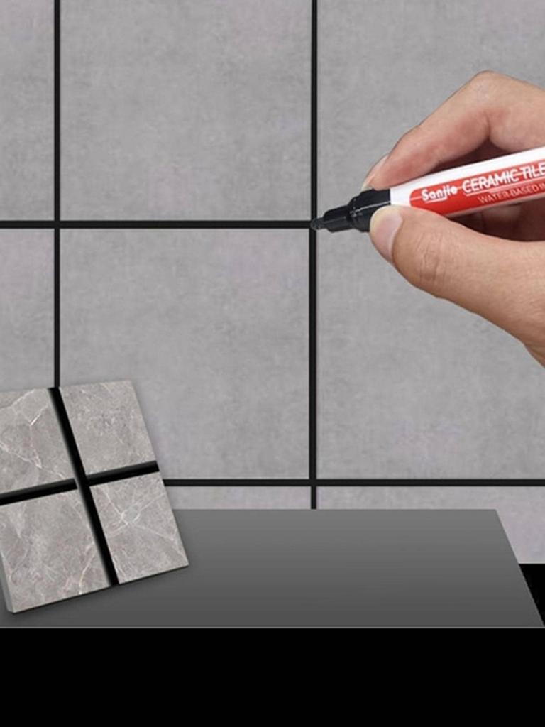 1PC   Ceramic Tile Bathroom Wall Floor Tile Gap Color Repair Anti-mildew Waterproof Whiteboard Color Repair Pen