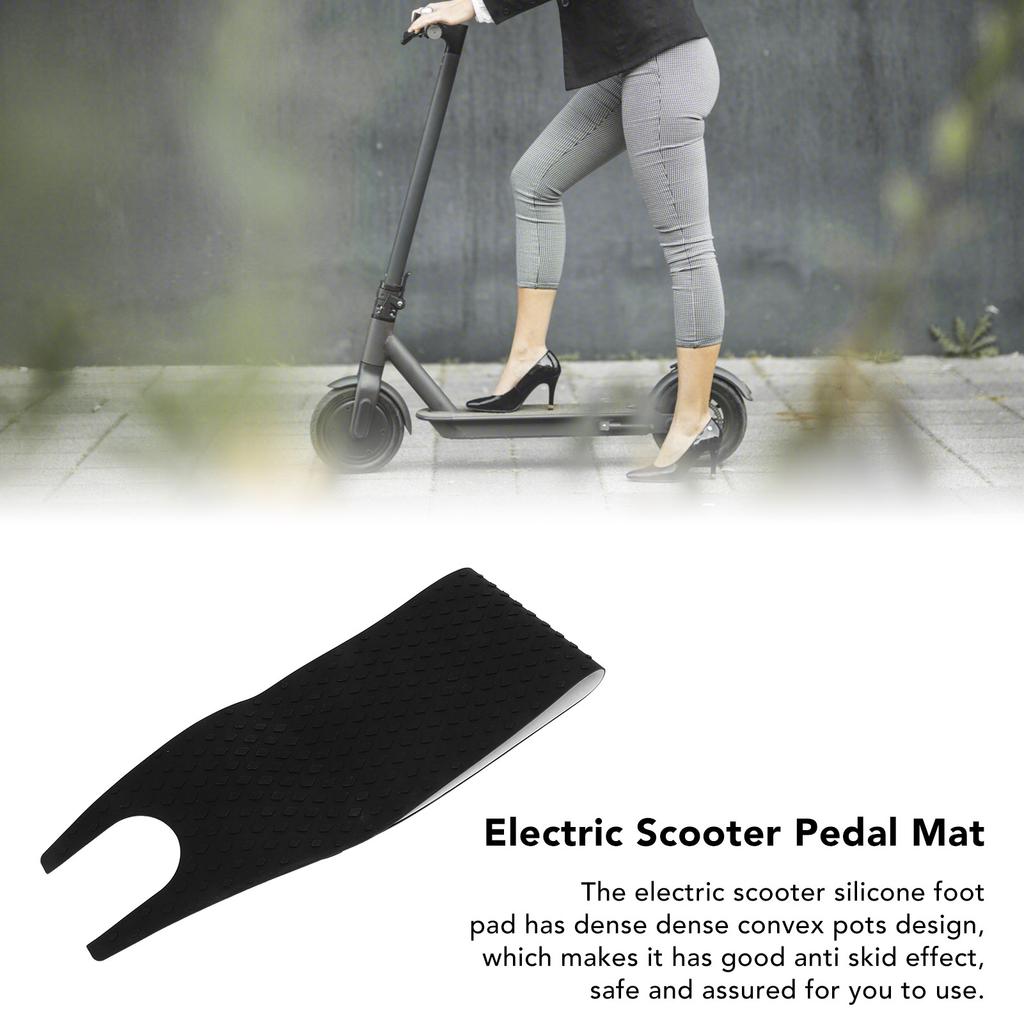 Electric Scooter Foot Pad Silicone Non Slip Pedal Mat Scooter Repair Accessories for ES2