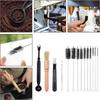 ABBP-14 PCS Coffee Grinder Cleaning Brush Set, Espresso Machine Brush Kit With Straw Brushes Tools For Home & Commercial Use