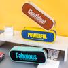 Polyester Student Pencil Case With Large Capacity For School And Travel Use