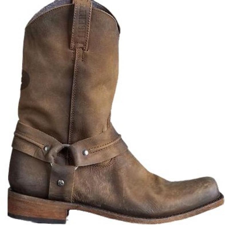 Men's boots Foreign trade large size medium boots size women's boots couple boots large size