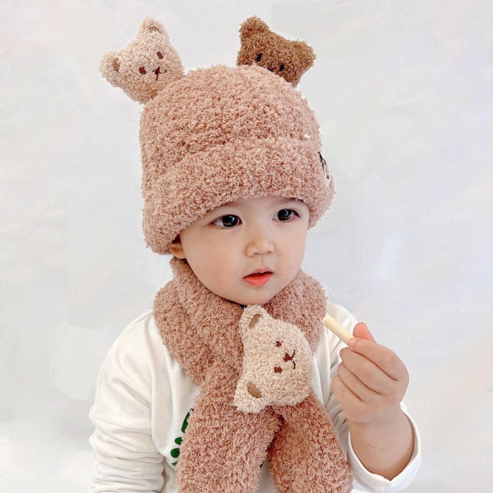 Ear Protection Autumn Winter Hats Windproof Warmer Warm Bonnet  for Baby Children Kids