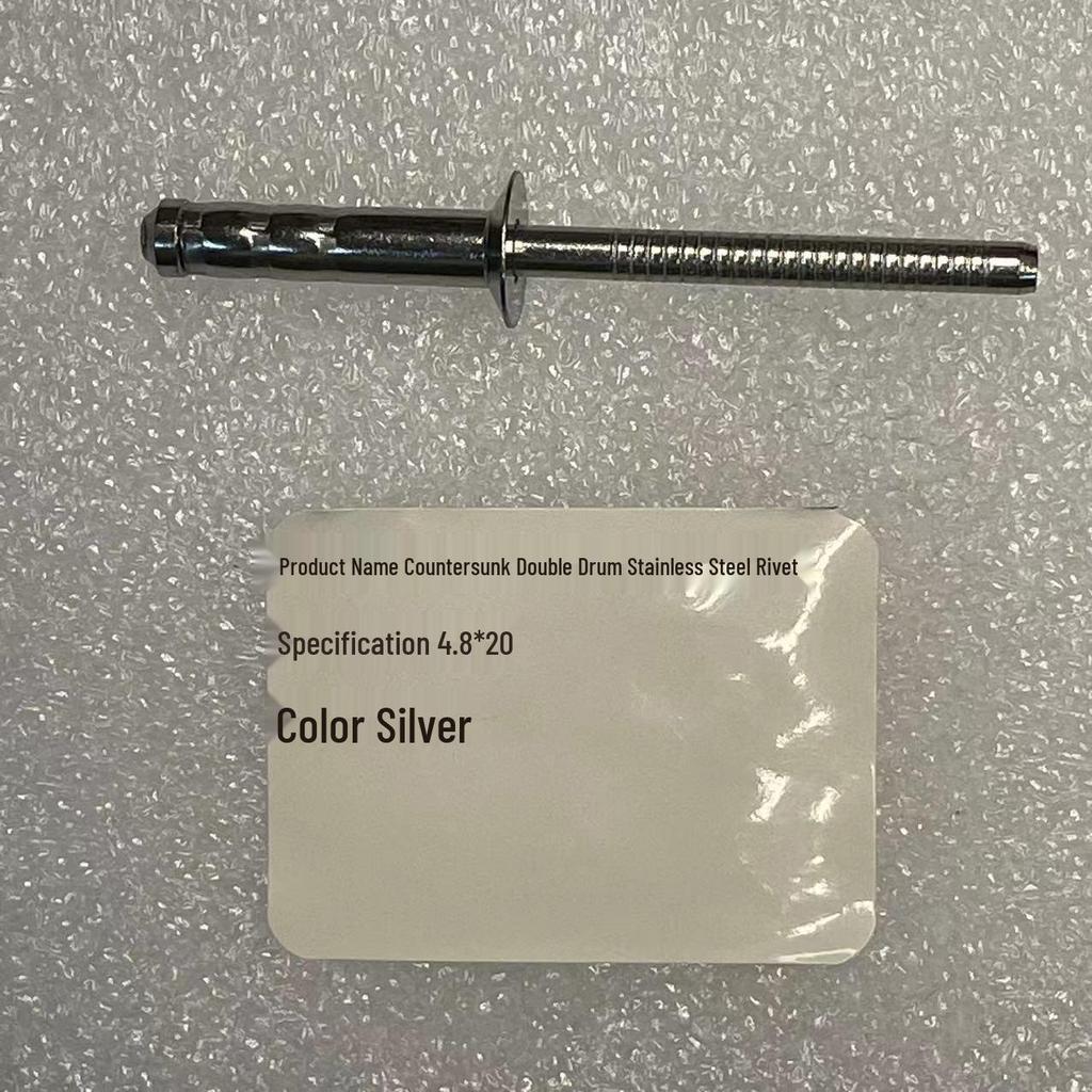304 Stainless Steel Flat Head Single/Double Drum Countersunk Pop Rivets