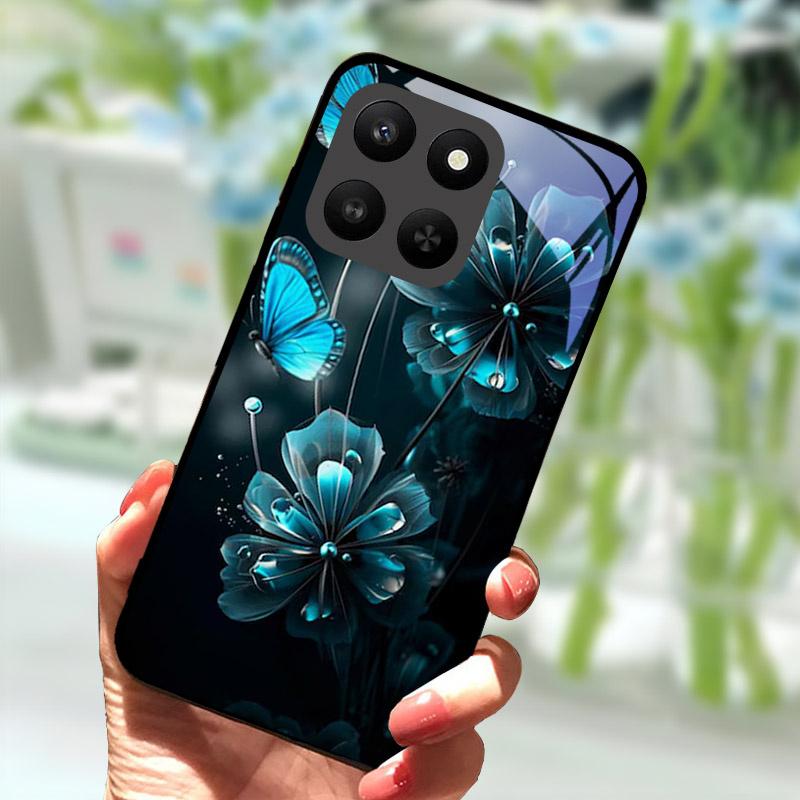 For Honor 400 Smart 5G Case Full Camera Protection Phone Cover Tempered Glass Cases For Honor 400Smart Case Shell Fundas Coque