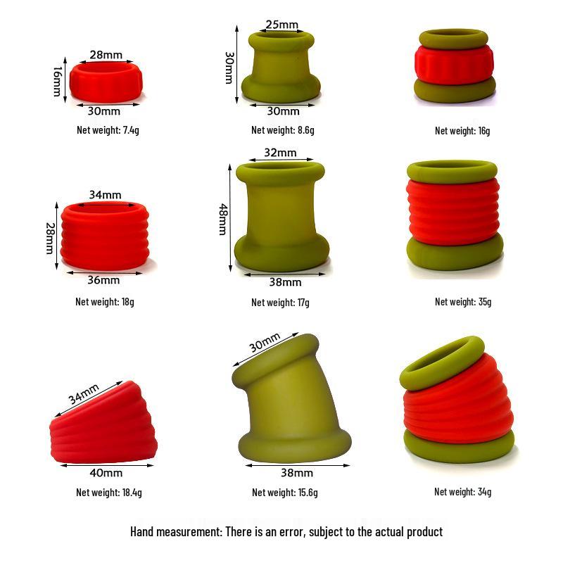 Silicone Ball Lock Penis Sleeve Restraint Ring for Endurance and Sperm Delay