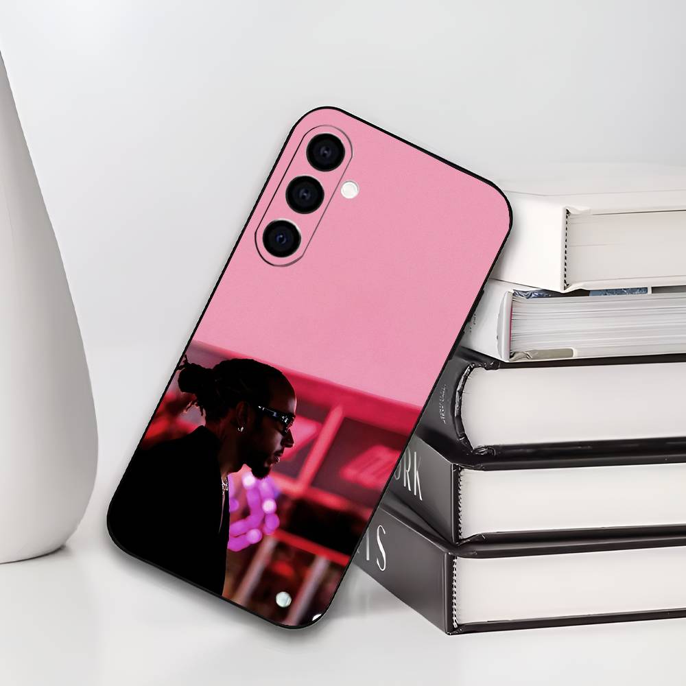 44 L-Lewis H-Hamilton Phone Case For Samsung Galaxy A73,A72,A71,A70,A53,A52,A51,Soft Silicone Black Cover