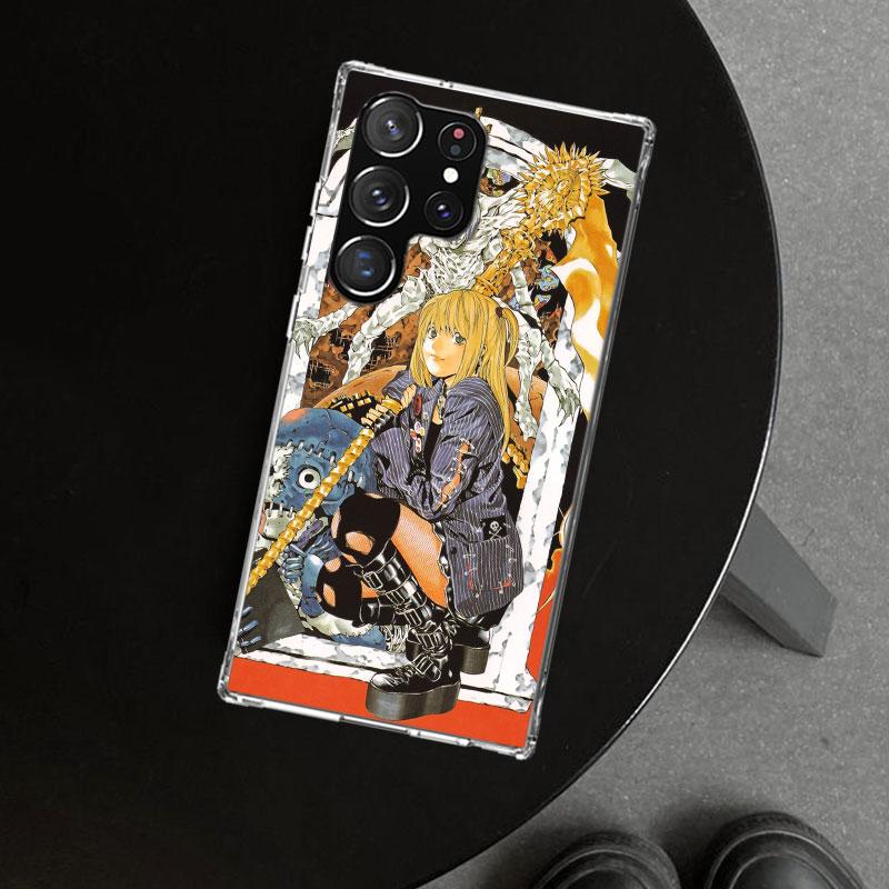 N-Note D-Death MisaMisa Phone Case Cover for Samsung Galaxy S26 S25 Edge S24 S23 Ultra S22 Plus S21 FE S20 + Art Customized Fund
