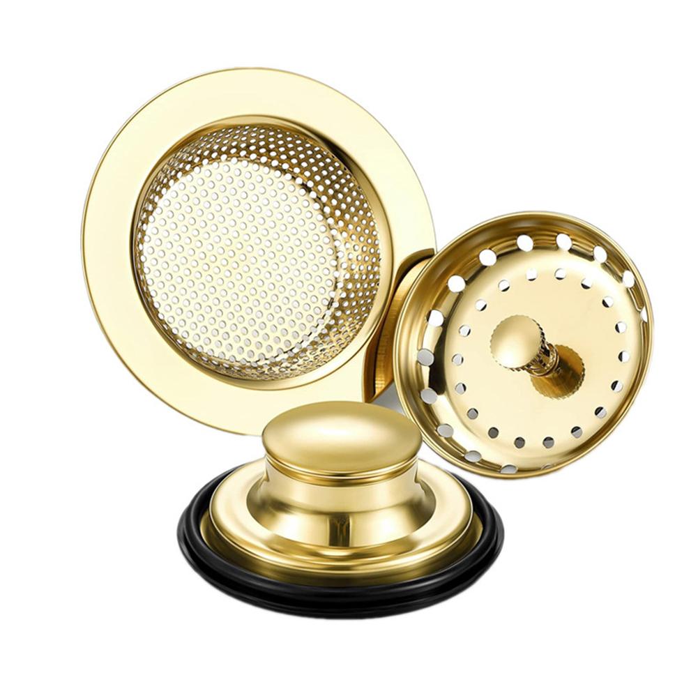 Drain Strainer For Kitchen Sink Kitchen Drain Stopper Comprehensive Set Modern Aesthetic Protects Plumbing Versatile Use