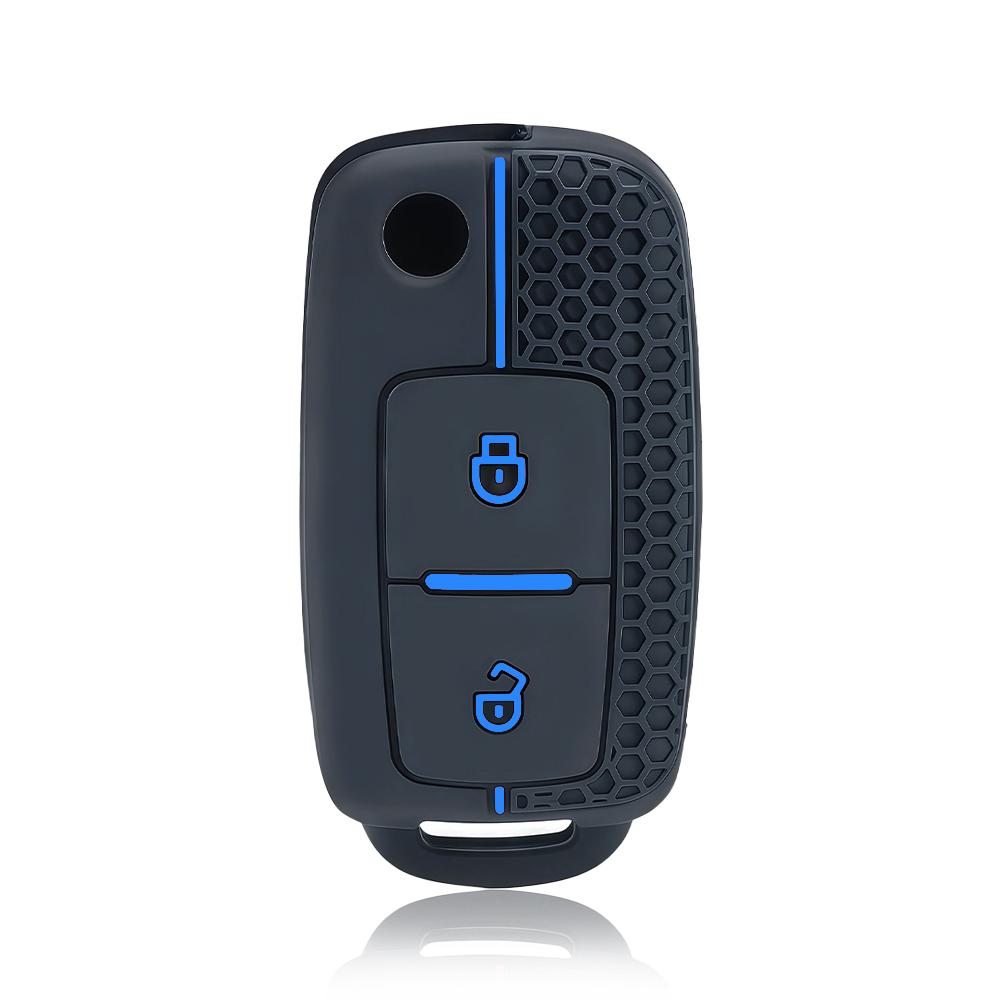 

2 Button Car Flip Remote Key Case Cover Holder For VW Volkswagen Amarok Polo Golf 4 5 6 MK4 Bora Jetta Altea Alhambra Passat Fox синій