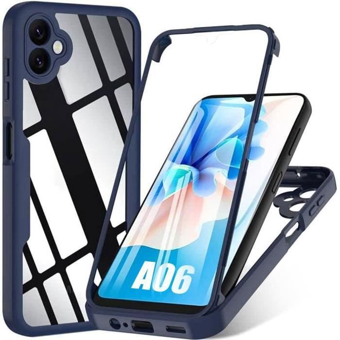 Protective Case - BOOLING - Samsung Galaxy A06 - 360° Shockproof - Semi-rigid - Navy Blue