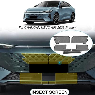 4ks Ochranný kryt vstupu vzduchu do auta odolný proti hmyzu Vložka větracího otvoru Síť filtru závodního grilu Příslušenství pro CHANGAN NEVO A06 2023-2025