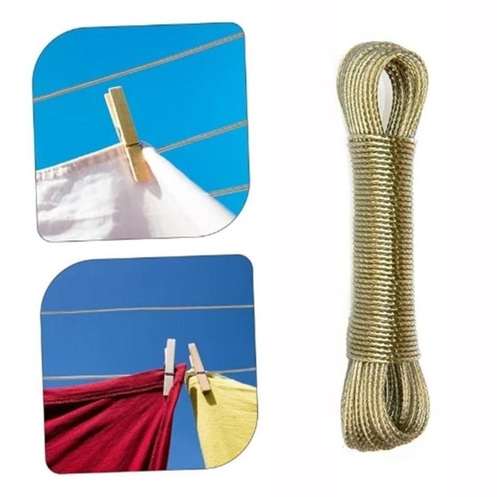 Portable Laundry Drying Rope 10/20/30M Outdoor Clothesline Multifunctional Drying Line  Camping
