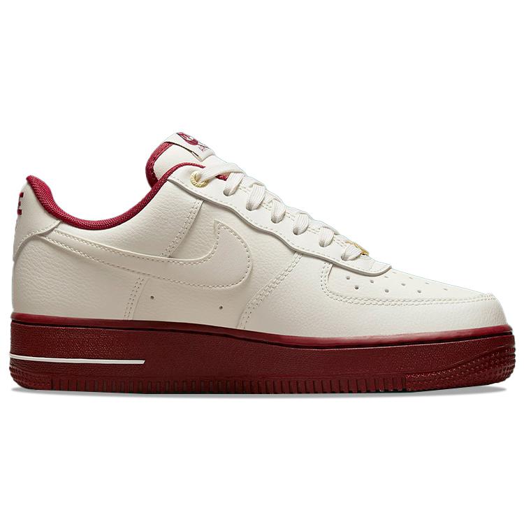 New Nike Air Force 1 Low '07 Se 40th Anniversary Edition Sail Team Red Women's DQ7582-100