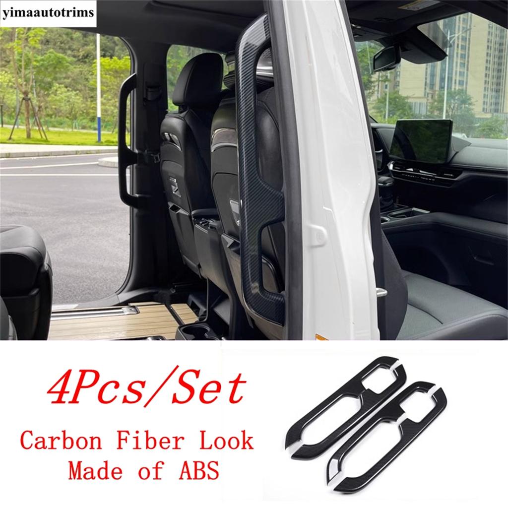 4Pcs Car Inner Rear Door Armrest Panel Strip Decoration Stickers Cover Trim ABS Accessories For Toyota Sienna XL40  - 2025