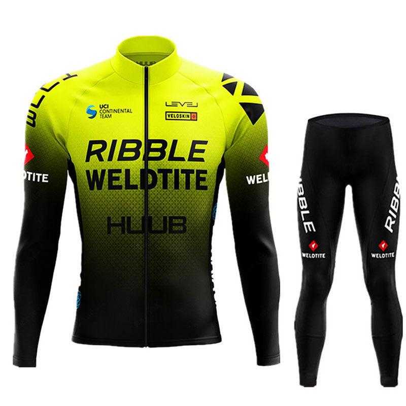 Long Sleeve  Sweat-absorbing Quick-drying Highway Spring and Autumn Men's and Women's Cycling Suit 2026 Autumn Breathable Cycling Suit Set