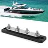 Bus Bar 4‑Point Power Cable Terminals 100A Busbar Board for Trucks RVs Boats Coaches