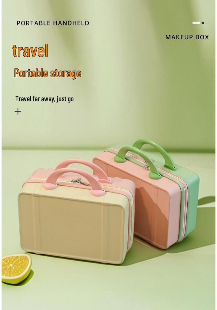 14-inch Mini Makeup Suitcase with Custom Logo and Password Lock