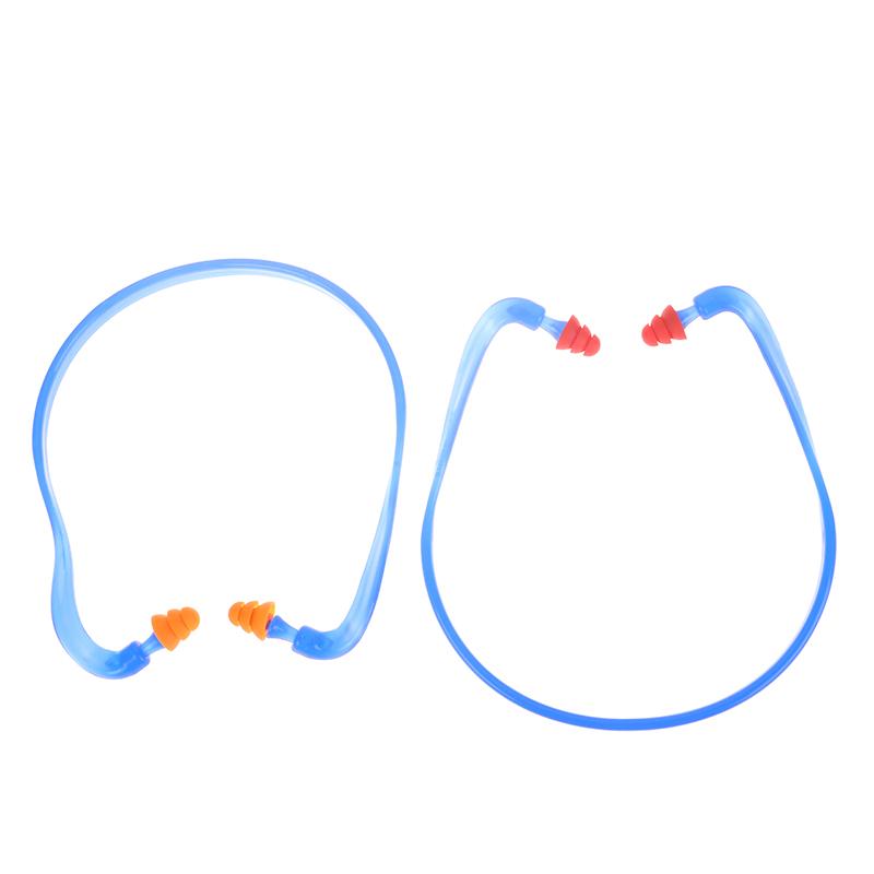 Soft Silicone Head-Mounted Earplugs Protector Anti-Noise Earmuff For Water Sports Swimming Sleeping Noise Reduction Ear Plugs