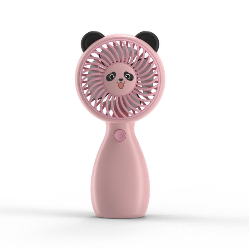 Cartoon Handheld Mini Fan With Usb Charging For Kids And Students