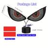 Car Rear Window LED Devil Eyes Light USB Powered with 11 Modes and Adhesive Mount