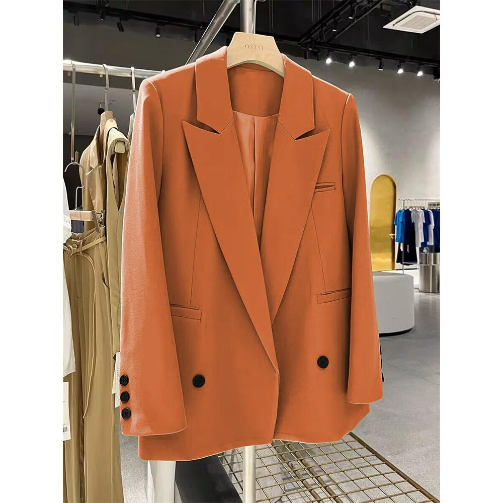 Small Suit Jacket Women's Spring and Autumn Temperament This Year's Popular Tops Women