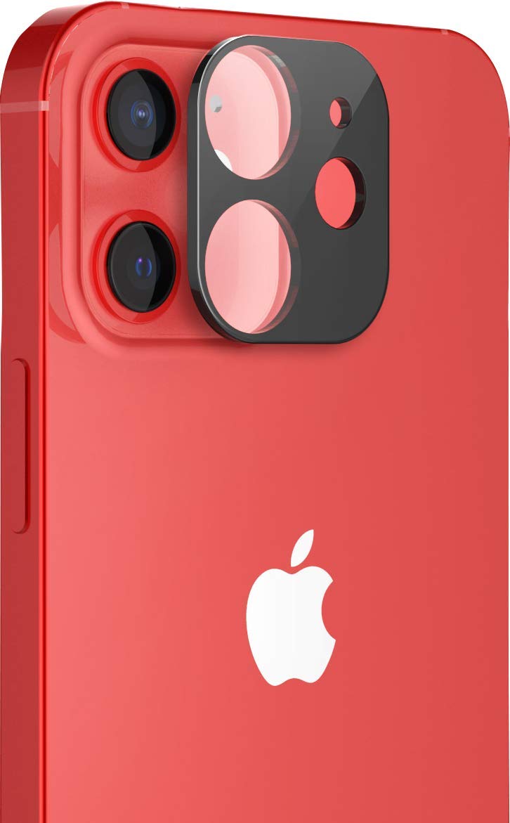 

Совместимая с iPhone 12 камера камера камера стекло с круглым краем объектив камеры отпечаток пальца высокая защитная пленка для объектива камеры 12 черный [araree] пленка, чёрный