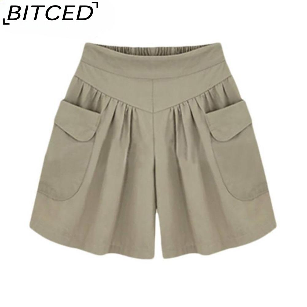 

BITCED Женские модные повседневные летние весенние шорты XXXXXXL хаки