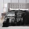 Breaking Bad Minimalistic Soft Warm Blanket  Camping Plush Bedding Throws Funny Couch Chair Flannel Bedspread Sofa Bed Cover