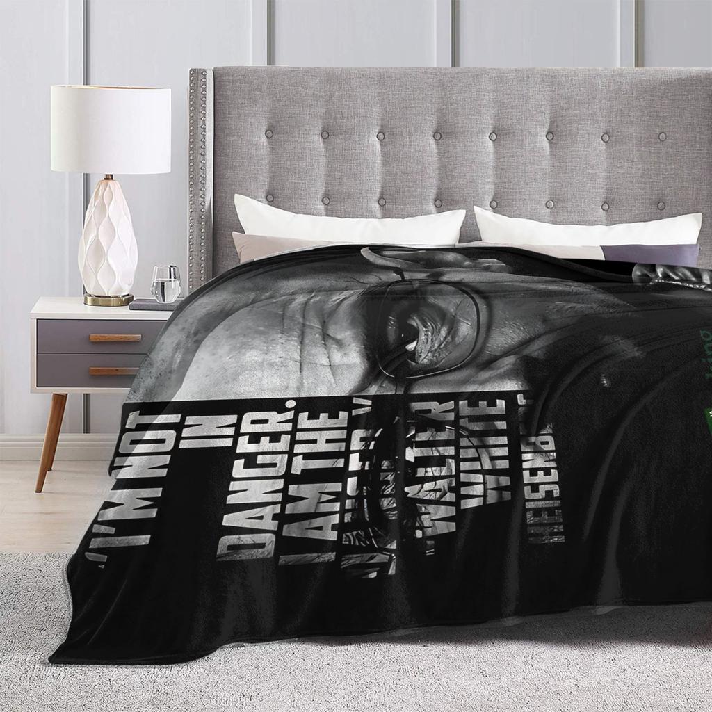 Breaking Bad Minimalistic Soft Warm Blanket Camping Plush Bedding Throws Funny Couch Chair Flannel Bedspread Sofa Bed Cover