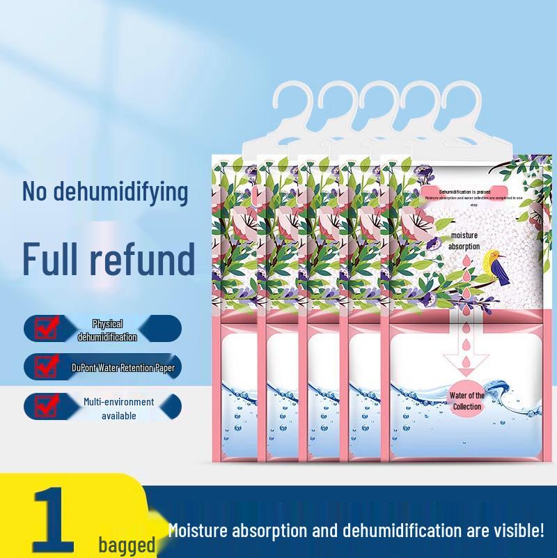 

Hanging Moisture-Proof Dehumidifier Bag for Wardrobe & Bedroom