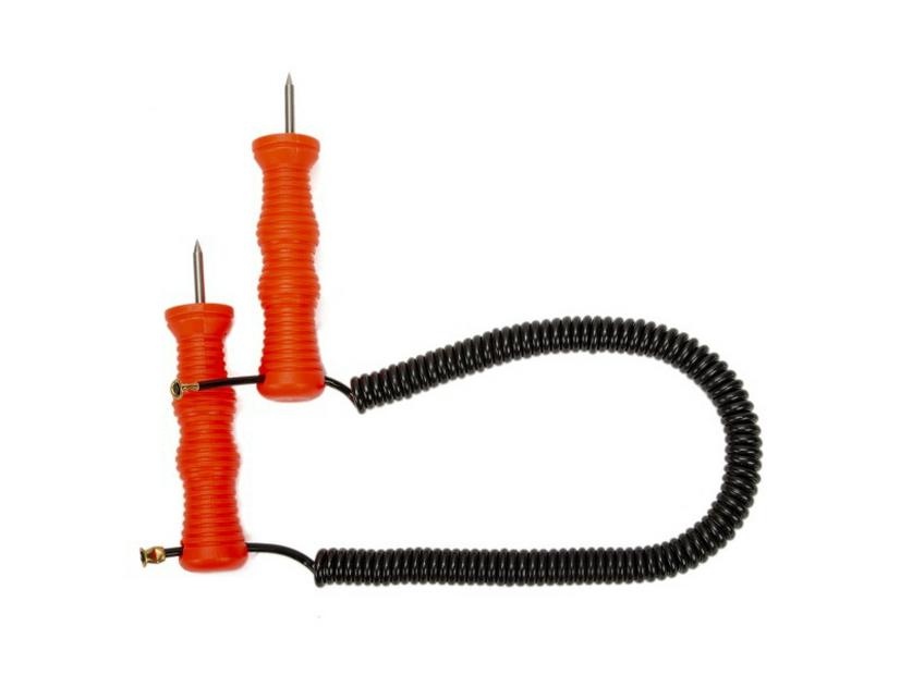 Ice Crusher Handheld Tool, ABS Neck-Hanging, Orange-Red Ice Pick for Winter Fishing