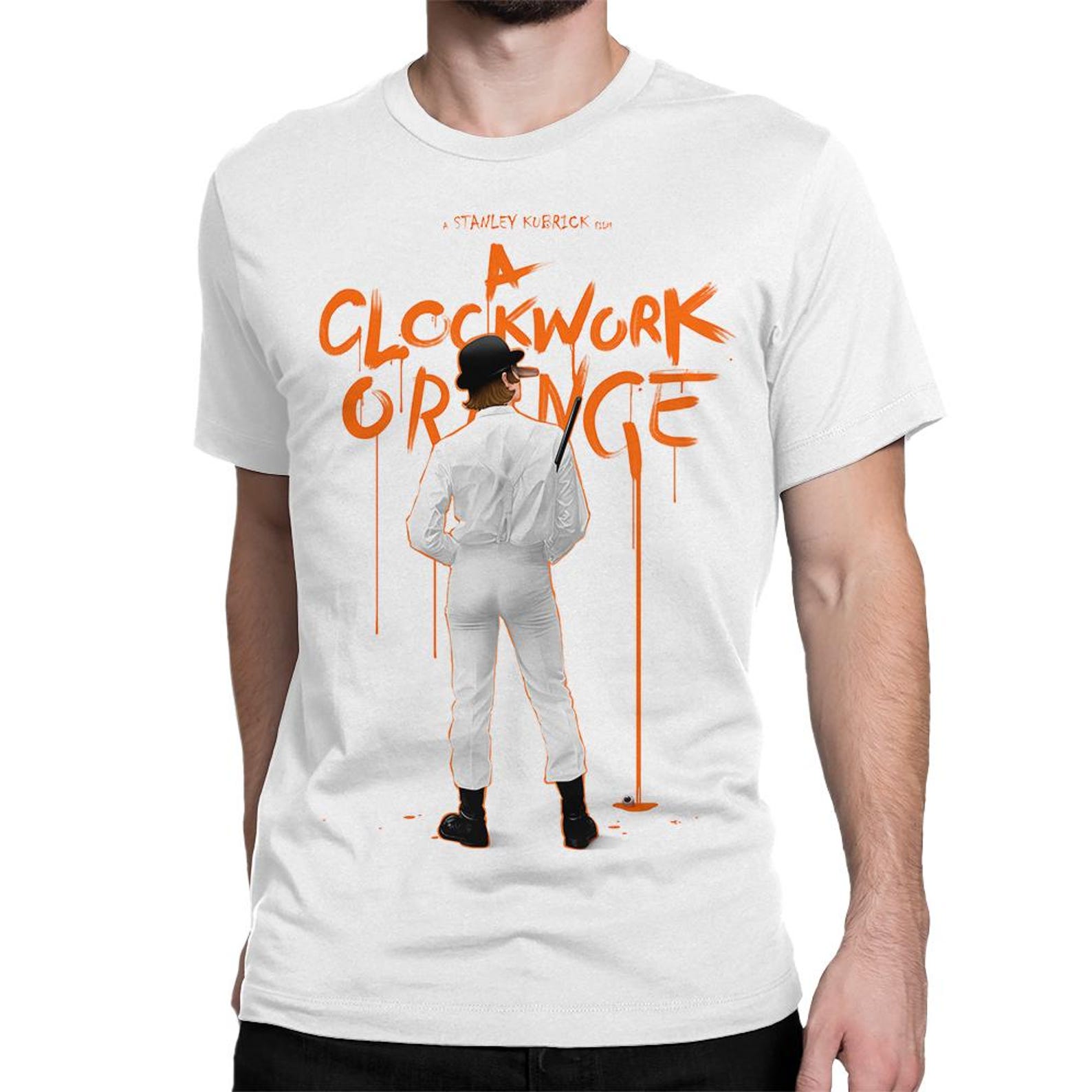 A Clockwork Orange by Stanley Kubrick Film T-Shirt, Men s and Women s Sizes S