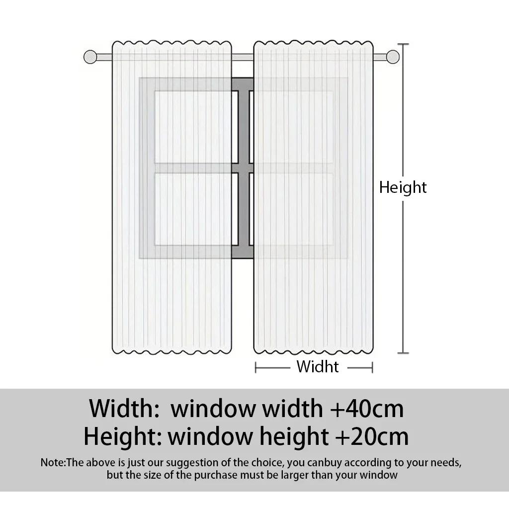 Forest Animal Cartoon Printed Curtains Polyester Fiber Curtains Children's Room Living Room Study Dormitory Decorative Curtains