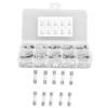 100 Stück Sicherung Schnellschmelzend Glas 0,2A 0,5A 1A 2A 3A 5A 8A 10A 15A 20A Set Kit zum Schutz