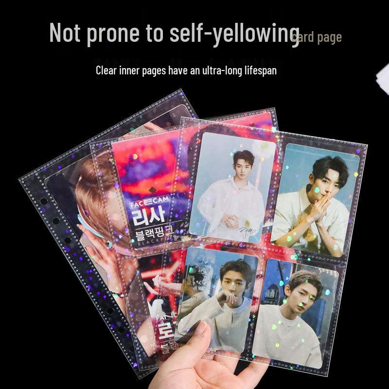 Hand Ledger Guka Sticker & Photo Card Album | A5 Loose-Leaf Polaroid & Idol Card Organizer