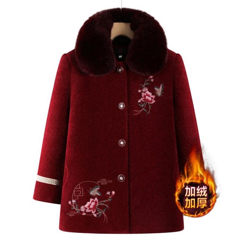 Mrs. Mink Jacket Medium Old Warm Fleece Thickened Clothes Winter Top