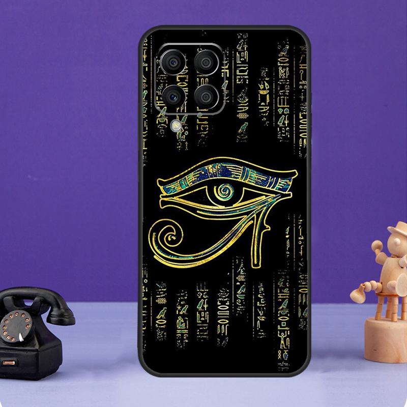 Sacred Eye of Horus Egypt Fresco Case For Samsung Galaxy M34 M13 M53 M51 M31 M11 M14 M54 M12 M32 M52 M16 M36 M56 M15 M35 M55