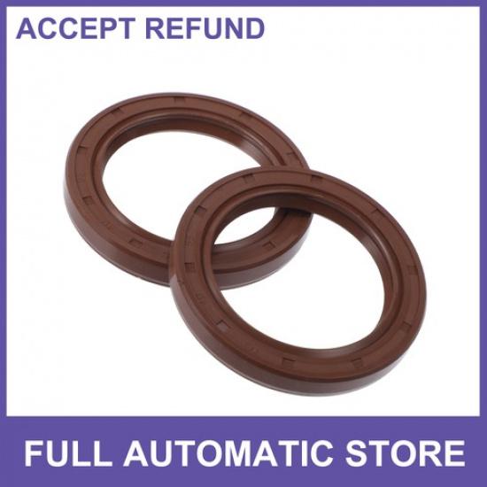 

Oil Seal Seal Ring Rotary Shaft Seal FKM Rubber 40x55x7mm 2 Pcs