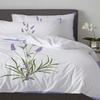 Purple Flower Lavender Romance Duvet Cover With Pillow Case Custom 3pcs Bedding Set Quilt Cover Double Bed Home Textile