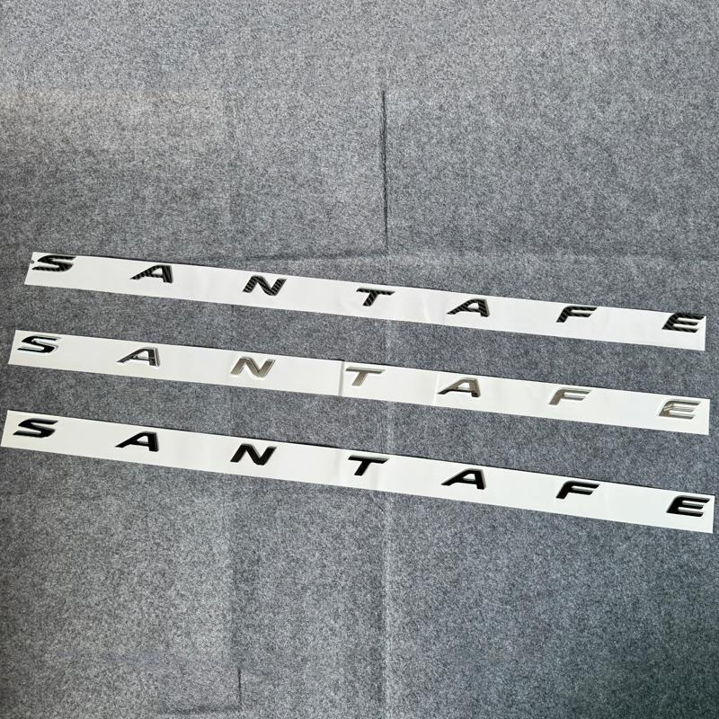 For Hyundai Santa Fe ABS Plastic Car Letter Emblem Rear Trunk Badge Sticker Replacement Auto Exterior Styling Decoration Accesso DD6