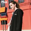 FILA Women's Long Hooded Sweatshirt Dress