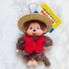 Chaveiro de pelúcia Monchhichi x NETFLIX ONE PIECE Temporada 2 Luffy tamanho ss
