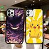 1pc Popular Cartoon Anime P-PokemonS Phone Case Silicone PC+TPU For For IPhone 11 12 13 14 15 16 Plus Pro Max Cover