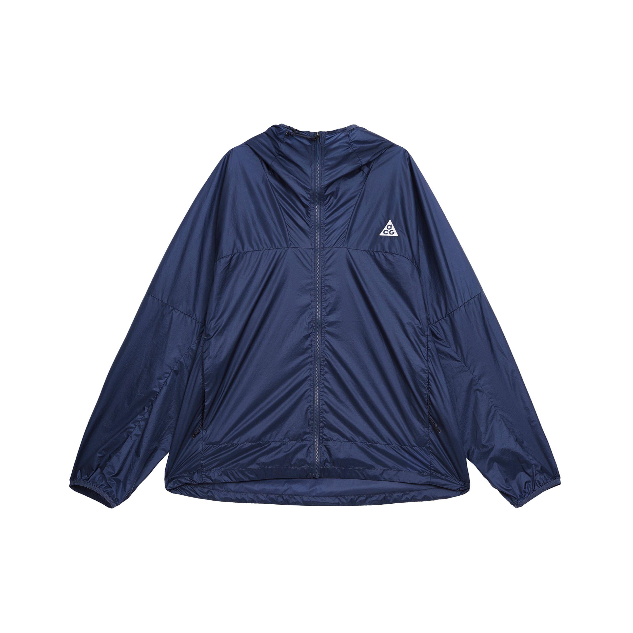 

Nike ACG Cinder Cone вышитая ветрозащитная повседневная куртка с капюшоном мужские куртки темно-синие DB0979-437 M