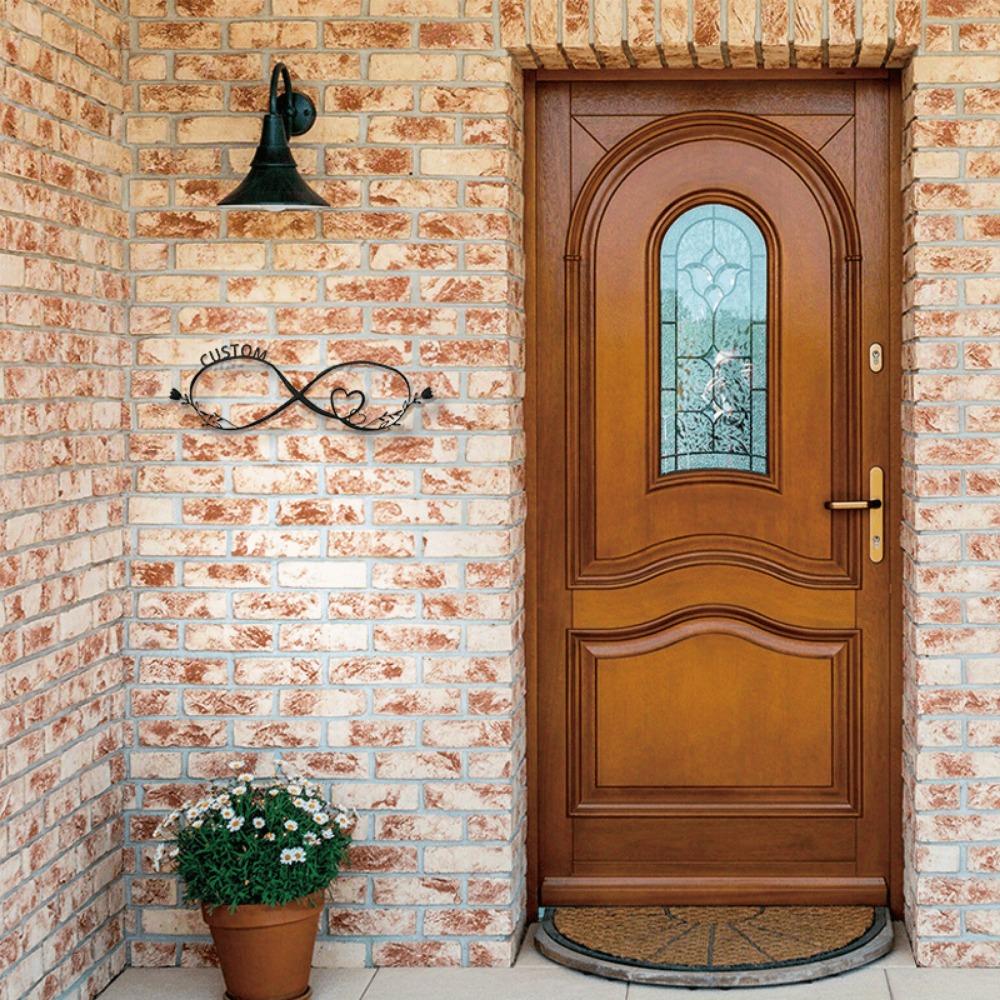 Infinity Metal Wall Art Love Gift Wedding Anniversary Sculpture