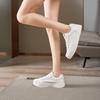 Little White Shoes Women's 2025 New Spring, Autumn and Winter Flat Bottom Versatile Casual Skirt White Board Shoes Sports Explosive Thick Bottom